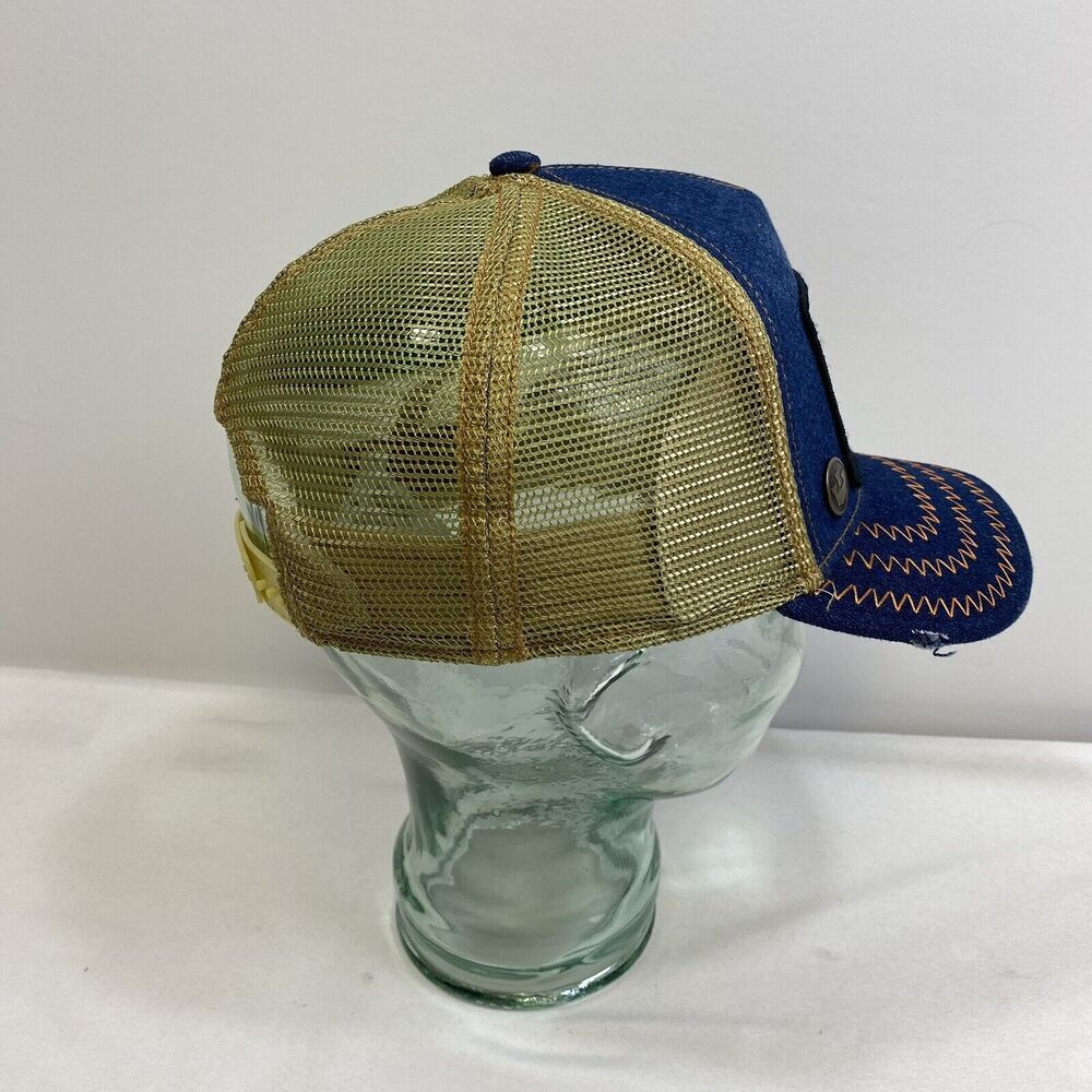 Ride Or Die Western Rodeo Hat Goorin Bros The Farm Trucker American Snapback Cap - Picture 6 of 16